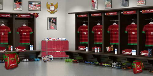 PES 2014 Indonesia Locker Room by Nugrahaji