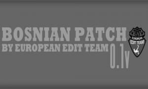 PES 2014 Bosnian Patch v0.1 by European Edit Team