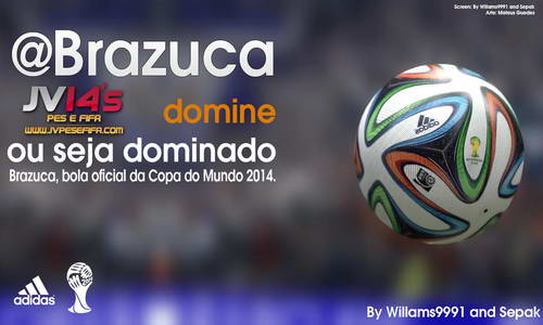 FIFA 14 Brazuca Ball Adidas World Cup 2014 by Willams991&Sepak
