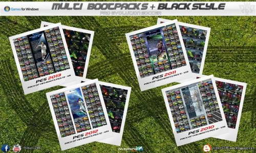 Multi PES Bootpacks+Black Style by Nilton1248