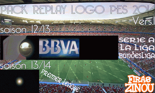 PES 2014 Replay Logo Pack v1 by Firas Zinou Download Link