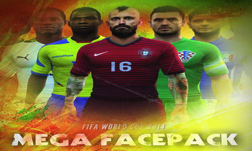 FIFA 14 World Cup 2014 Mega Facepack by Simo4u&Guarin 91 Ketuban Jiwa