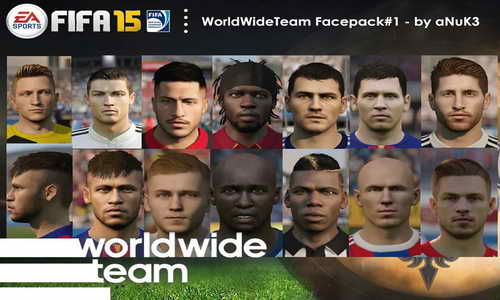 FIFA 15 Facepack 1 WorldWide Team by Anuk3 Ketuban Jiwa