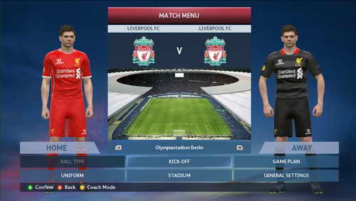 PES 2015 English Premier League EPL Kits v1 by WojtaZ Ketuban Jiwa Liverpool