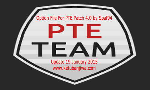 PES 2015 Option File PTE Patch 4.0 (19-01-15) by Spaf94 Ketuban Jiwa