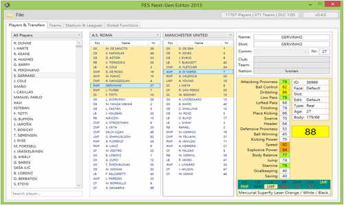 PES 2015 PESNextGen Editor Tools Alpha 0.7.1 For PC Ketuban jiwa
