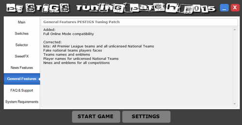 PES 2015 PESTIGS Tuning Patch v1.02.00.2.00.1.0 Ketuban Jiwa Features 2