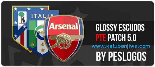 PES 2015 Glossy Escudos For PTE Patch 5.0 by PESLogos Ketuban Jiwa