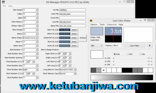 PES 2015 Kit Manager Tools v12 by Goal Ketuban Jiwa