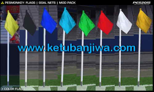 PES 2015 Flags & Goal Nets Mod Pack by PESMonkey Ketuban Jiwa