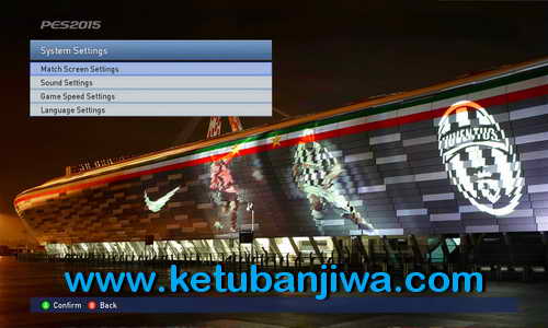 PES 2015 Juventus Graphic Menu Mods by Handy Jr Ketuban Jiwa