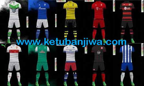 PES 2013 Bundesliga Kits Pack Season 2015-2016 by Sha Boss Ketuban Jiwa