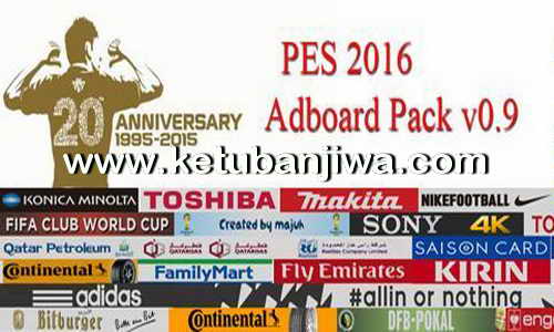 PES 2016 Adboard Pack v0.9 by Majuh Ketuban Jiwa