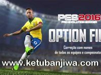 PES 2016 PS4 Option File v0.1 by JVConsole Ketuban Jiwa