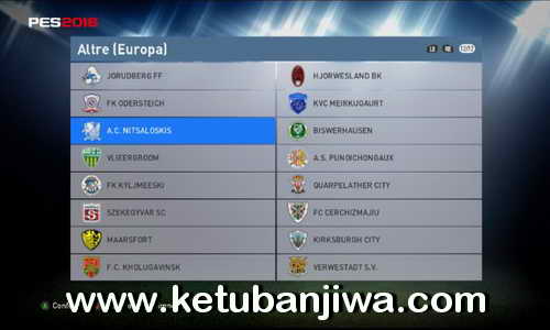 PES 2016 Unlock Hidden Fake Team in Other European League by Alby Ketuban Jiwa