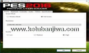Pro Evolution Soccer PES 2016 Reloaded Crack Settings.exe Ketuban Jiwa