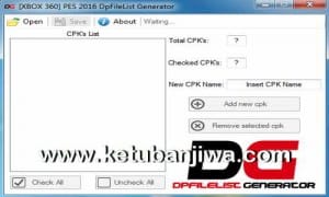 PES 2016 XBOX360 DpFileList Generator by Extream87 Ketuban Jiwa
