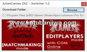 PES 2016 Julian Cames DLC Mods v1.2 + Switcher Support Official Data Pack 1.0 Ketuban Jiwa