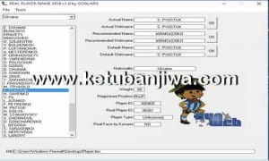 PES 2016 Real Player Name v4.0 Tool by GOALARG Ketuban Jiwa