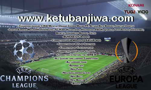 PES 2016 Tuga Vicio Patch 1.0 Included DLC 2.0 Ketuban Jiwa