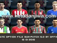 PES 2013 Option File Update 16 January 2016 For SUN-Patch 5.0 by Official Ketuban Jiwa