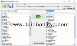 PES 2016 Master League ML - BL The Legend Editor Tool by Buhalo88 Ketuban Jiwa