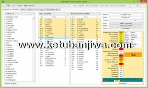 PES Next-Gen Editor 2016 Beta 0.6.0 by Razib_46 Ketuban Jiwa
