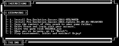 PES 2016 Online Crack 1.03.01 - 1.05 Fix by Revolt Instruction