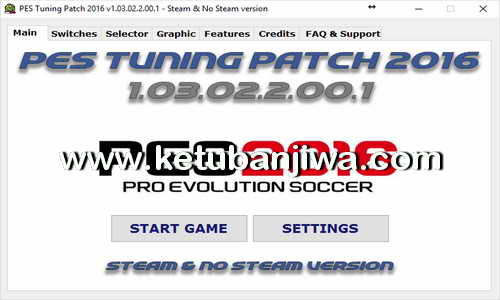 PES 2016 PES Tuning Patch v1.03.02.2.00.1 AIO Ketuban Jiwa