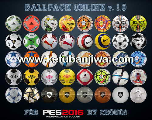 PES 2016 Balls Pack Online v.1.0 by cRoNoS Ketuban Jiwa