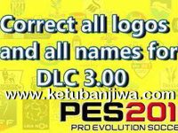 PES 2016 Correct Logos + Names Patch For DLC 3.0