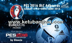 PES 2016 DLC Adboards 2015-16 + EURO 2016 by Glaucio
