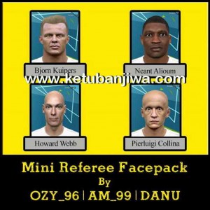 PES 2016 Mini Referee Facepack