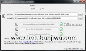 PES 2016 PC - PS3 Live Update Merger Tool v1.3 by Zlac Ketuban Jiwa
