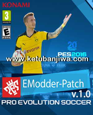 PES 2016 eModder Patch 1.0 AIO Single Link Ketuban Jiwa