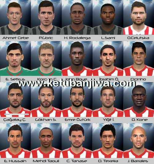 PES 2016 STSL Süper Lig Facepack v1 by Halil Furkan Ketuban Jiwa