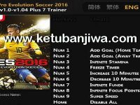 PES 2016 v1.04 Plus 7 Trainer Tool by FLiNG PES 2016 v1.04 Plus 7 Trainer Tool by FLiNG Ketuban Jiwa