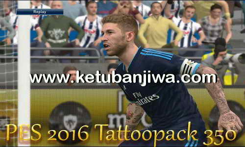 PES 2016 Tattoo Pack 350 Marceu + v3 for PTE Patch 5.1 by Ludvan Ketuban Jiwa