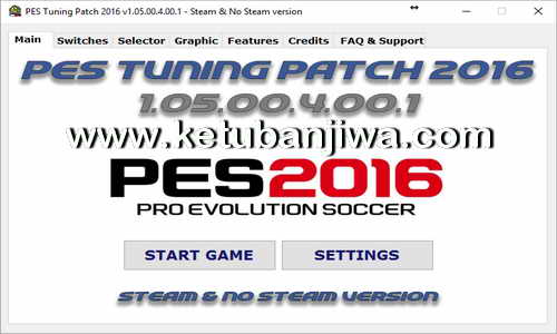 PES 2016 PES Tuning Patch v1.05.00.4.00.1 AIO Ketuban Jiwa