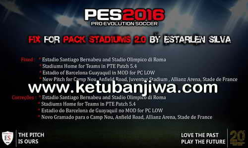 PES 2016 Stadium Pack 2.0 Fix Update by Estarlen Silva Ketuban Jiwa