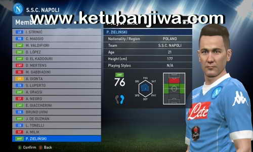PES 2016 Option File Transfer Update 05 August 2016 PTE Patch 6.0 by Ramin_cpu Ketuban Jiwa