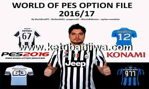 PES 2016 PS3 Option File Shot Team v2 Season 16-17 by World of PES Ketuban Jiwa