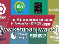 PES 2016 Scoreboards for Season 2016 / 2017 by TopHardSoft