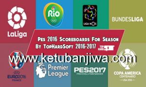 PES 2016 Scoreboards for Season 2016 / 2017 by TopHardSoft