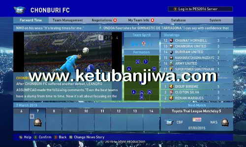 PES 2016 Dunksuriya Patch 6.0.4 Update Ketuban Jiwa