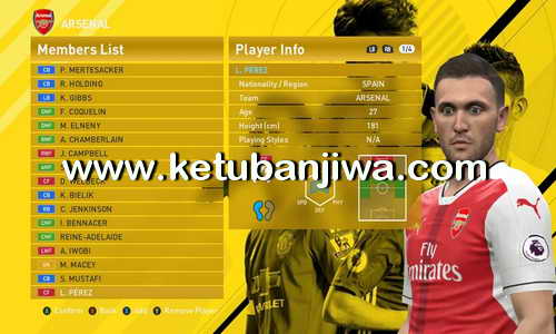PES 2016 Option File Update 02.09.2016 TSC 3.2 by Rakka Ketuban Jiwa