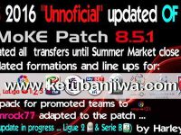 PES 2016 Unofficial Option File Full Transfer Update Season 2016-2017 For SMoKE Patch 8.5.1 by HarleyGnr Ketuban Jiwa