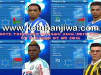 PES 2016 PTE 6.0 Transfer Update 16/17 by Kimizan PES 2016 Update Transfer Season 2016-2017 For PTE Patch 6.0 by Kimizan Ketuban Jiwa