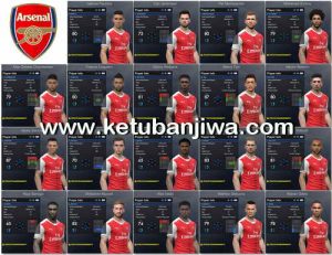 PES 2017 Arsenal Facepack 1.0 by Tran Ngoc