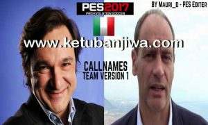 PES 2017 Callnames Team v1 by Mauri_d Ketuban Jiwa